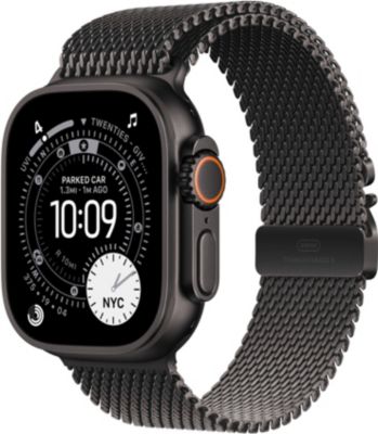 Apple Watch 49mm Titane Noir Milanais