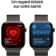 Location Montre connectée APPLE WATCH 46mm Tit Ardoise Milan Serie 11 M/L Cell