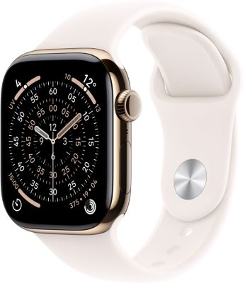 Montre connectee APPLE WATCH 46mm Tit Or / Rose Serie 11 M/L