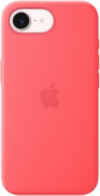 Coque APPLE iPhone 17e silicone Magsafe Rose goyave