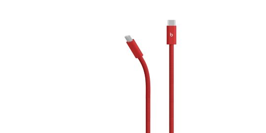 Câble USB C BEATS vers USB-C 240W 3M Tressé Rouge flash