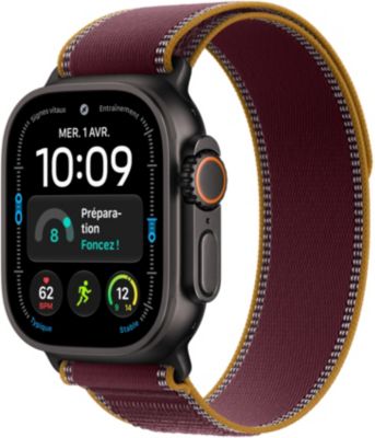 Montre connectée APPLE WATCH Ultra 4 49mm Tit Noir / B Trail S/M Cell