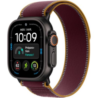 Location Montre connectée APPLE WATCH Ultra 4 49mm Tit Noir / B Trail S/M Cell