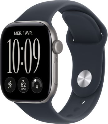 Apple Watch - Montre Connectee Serie 12 42mm Alu Gris / Bleu