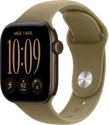 Montre connectée APPLE WATCH Serie 12 42mm Bronze / Olive S/M Cell