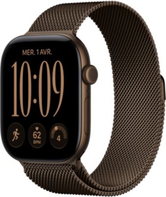 Montre connectée APPLE WATCH Serie 12 46mm Bronze / Milanais S/M Cell