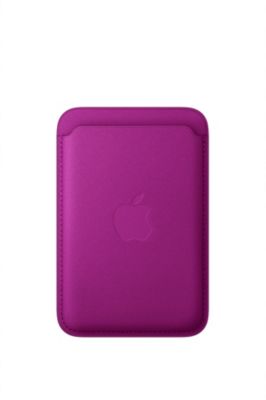 Porte-cartes APPLE Tissage fin Magsafe Magenta