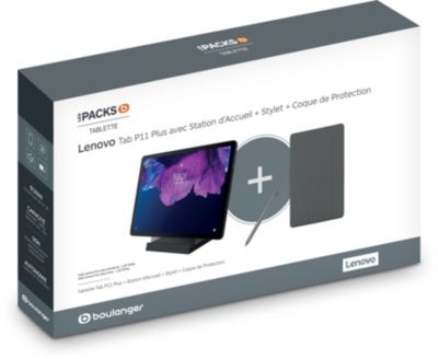 Tablette Android LENOVO Pack P11 Plus 128Go+Coque+Stylet+Station