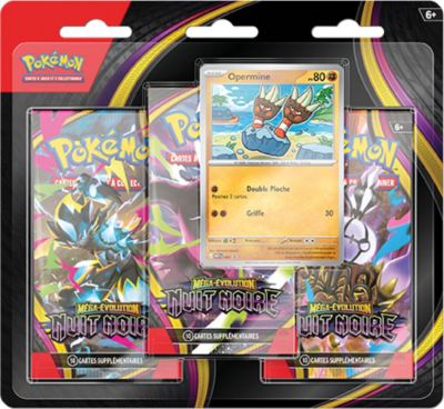 Carte Pokémon ASMODEE Pack 3 Boosters | Pokemon | Me 05 Nuit