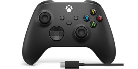 Manette MICROSOFT Xbox Carbon black + usbc