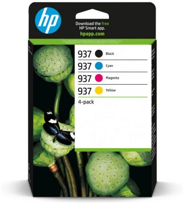 Cartouche d'encre HP 937 Noir + 937 3 couleurs