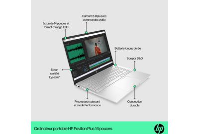 Ordinateur portable HP Pavilion Plus 14-eh1037nf EVO