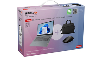 Ordinateur portable LENOVO Pack IdeaPad Slim 3 14IAN8