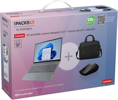Ordinateur portable LENOVO Pack IdeaPad Slim 3 15IAN8
