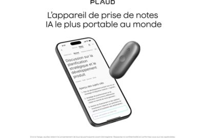 DICTAPHONE PLAUD Note Pin S Noir