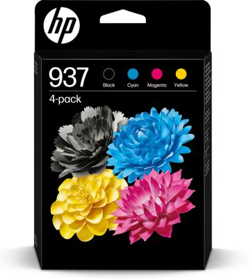 Cartouche d'encre HP 937 Noir + 937 3 couleurs