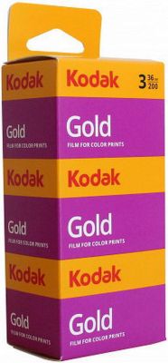 Appareil prêt à photographier KODAK KODAK Pack 3 x Pellicule Kodak Gold Coul