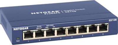 Switch ethernet NETGEAR GS108GE Metal Gigabit 8 Ports