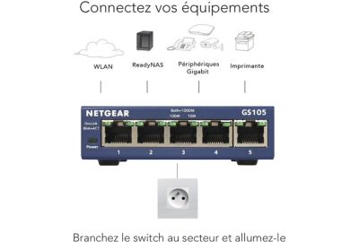 ROUTEUR NETGEAR ORBI PACK ROUTEUR+SATELLITE RBK50-100PES