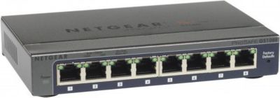 Switch ethernet NETGEAR 8 giga ProSafe Plus GS108E manageable Switch ethernet NETGEAR 8 giga ProSafe Plus GS108E manageable