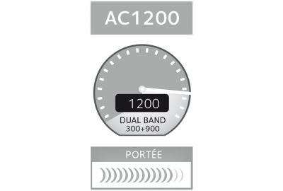 ROUTEUR NETGEAR ORBI PACK ROUTEUR+SATELLITE RBK50-100PES