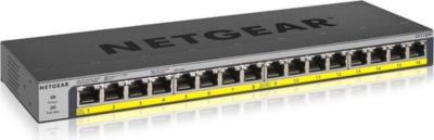 Switch ethernet NETGEAR Switch RJ45 Giga 16 Ports POE GS116PP