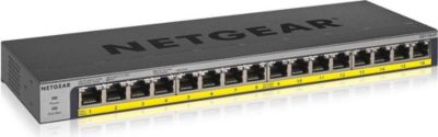 Switch ethernet NETGEAR Switch RJ45 Giga 16 Ports POE GS116LP