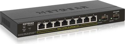 Switch ethernet NETGEAR giga S350 GS310TP 8 Ports POE / 2