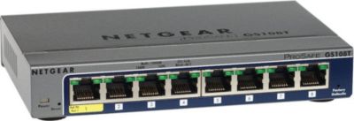 Switch ethernet NETGEAR Switch RJ45 Giga 8 Ports GS108T-300PES