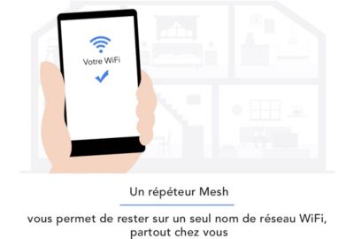 ROUTEUR NETGEAR ORBI PACK ROUTEUR+SATELLITE RBK50-100PES