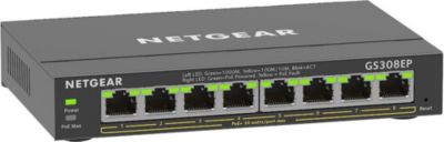 Switch ethernet NETGEAR Switch RJ45 Giga 8 Ports POE GS308EP-100