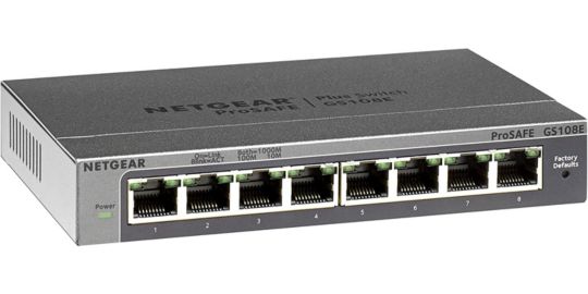 Switch ethernet NETGEAR GS108E-400EUS métal 8 Ports Gigabit
