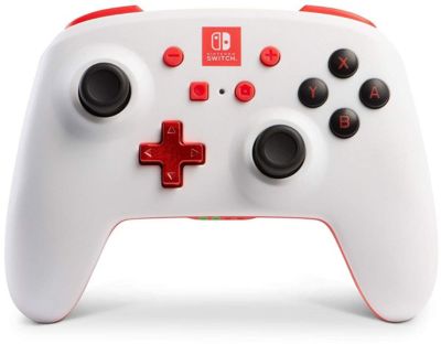 Manette POWERA Manette Sans Fil Switch Blanche/Rouge Reconditionné