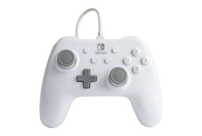 Manette POWERA Filaire Blanche