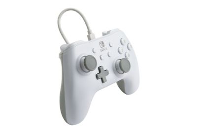 Manette POWERA Filaire Blanche