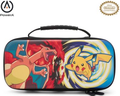 Boîtier De Protection Powera Pour Switch Ou Switch Lite Pokémon Vortex Pikachu Contre Dracaufeu