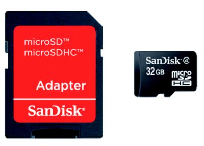 Carte Micro SD SANDISK MICRO SDHC 32GB + adapt SD Carte Micro SD SANDISK MICRO SDHC 32GB + adapt SD