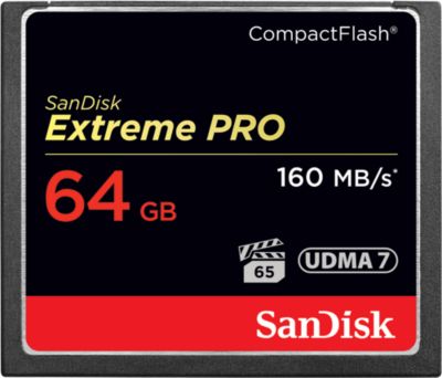 Carte Compact flash SANDISK Extreme Pro Compact Flash 64 Go