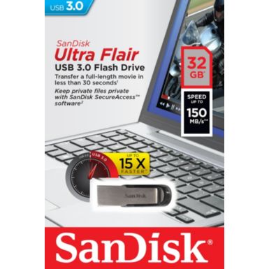 Clé USB SANDISK ULTRA FLAIR 32GB