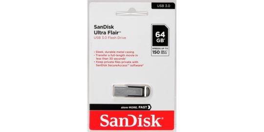 Clé USB SANDISK ULTRA FLAIR 64GB