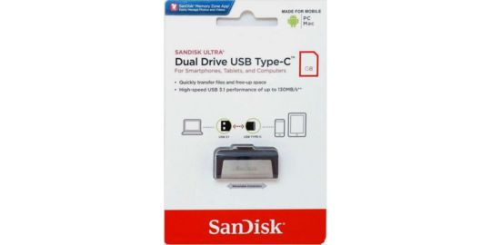 Clé USB SANDISK Ultra Dual Drive USB + USB Type C 32GB