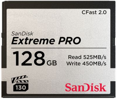 Carte CFast SANDISK Extreme Pro CFAST 2.0 128 Go