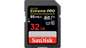 Mémoire SANDISK EXTREME PRO SDHC UHS-I 32GB