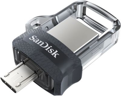 Lecteur de carte mémoire SD et micro SD sur port USB, micro USB et USB Type- C AKASHI Pas Cher 