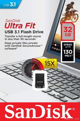 Clé USB SANDISK 32GO USB 3.1o Ultra Fit
