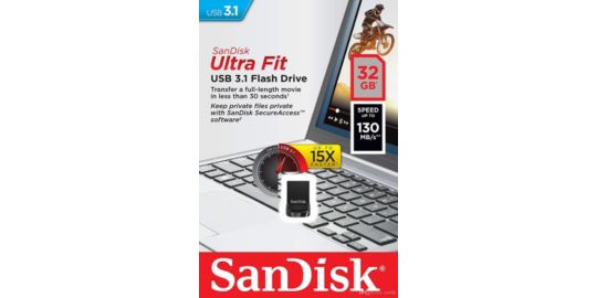 Clé USB SANDISK Cruzer Fit Ultra 32GO USB 3.1