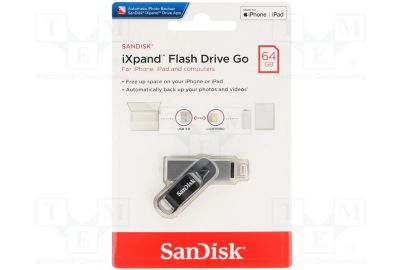 Clé USB iPhone SANDISK 64go iXpand Flash Drive lightning + USB