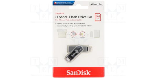 Clé USB iPhone SANDISK 64go iXpand Flash Drive lightning + USB