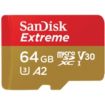 Carte Micro SD SANDISK Extreme microSDXC 64Go + SD adapteu