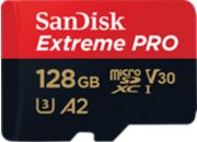 Carte Micro SD SANDISK Extreme PRO microSDXC 128Go + SD ad